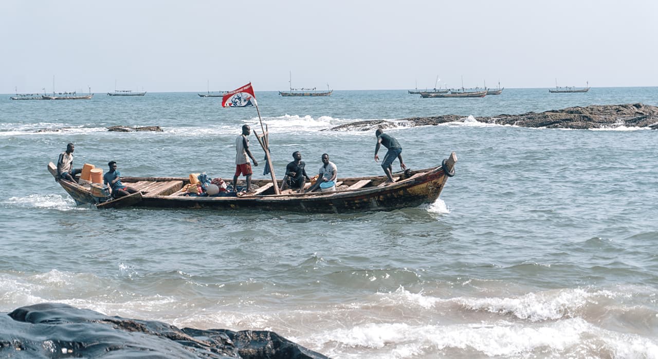 People on a boat